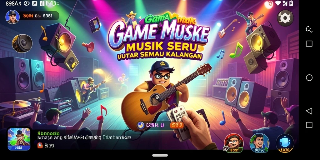 Tampilan gameplay 898A yang menarik dan interaktif.