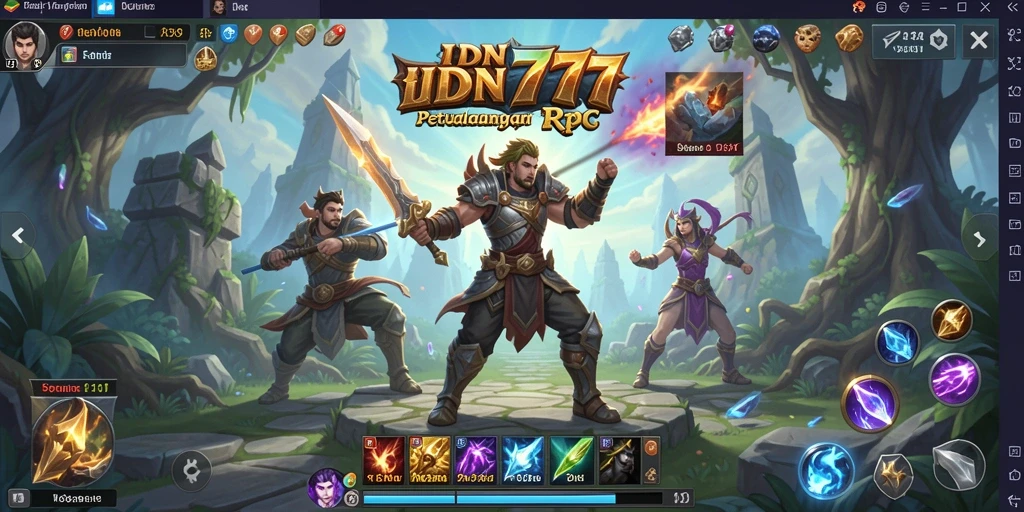 Gameplay RPG mendebarkan di IDN777 dengan fitur kolaborasi.