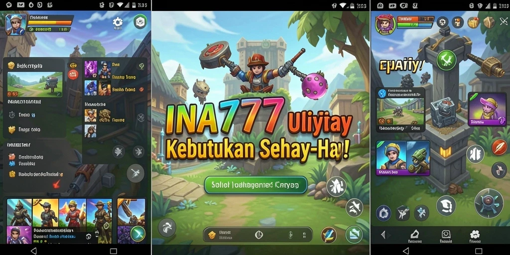 Tampilan utama INA777 menunjukkan antarmuka pengguna yang intuitif dan menarik.