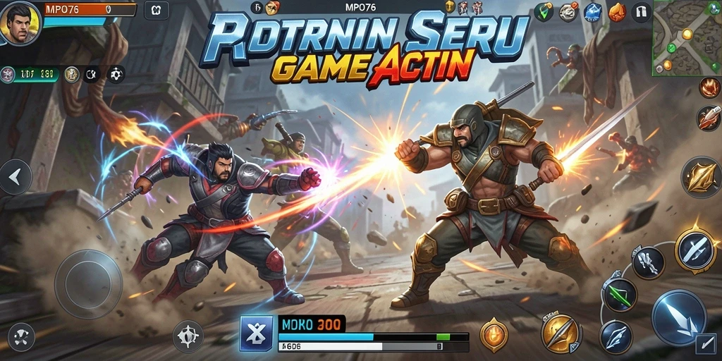 Tampilan gameplay MPO76 yang penuh aksi dan mendebarkan.