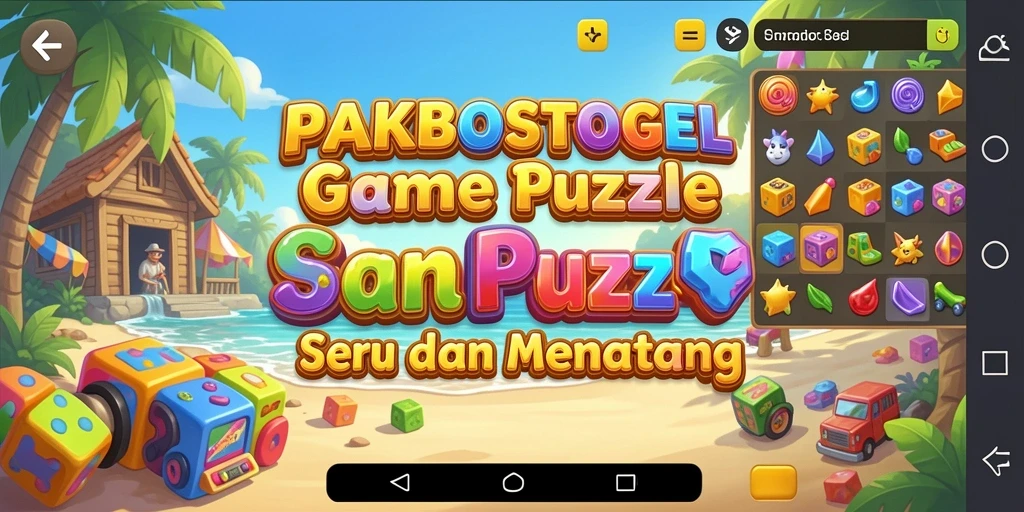Tampilan gameplay PAKBOSTOGEL yang menarik dalam setiap level.