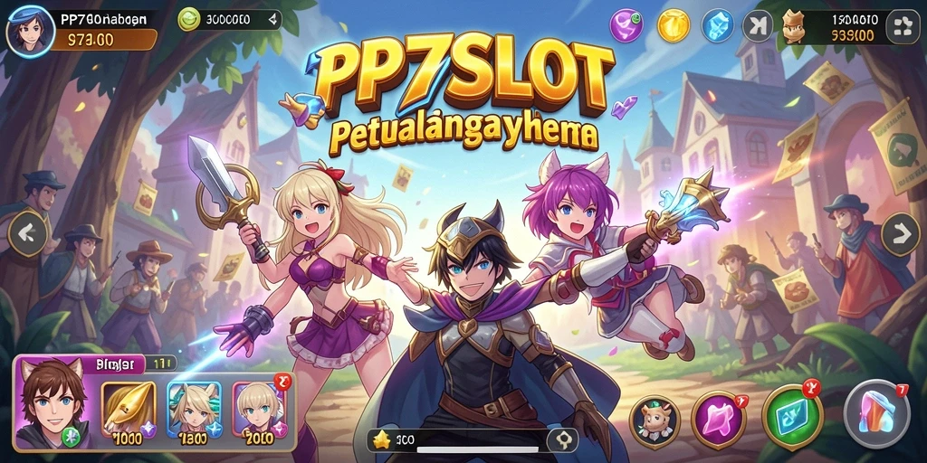 Tampilan gameplay PP7SLOT yang penuh warna dan menarik.