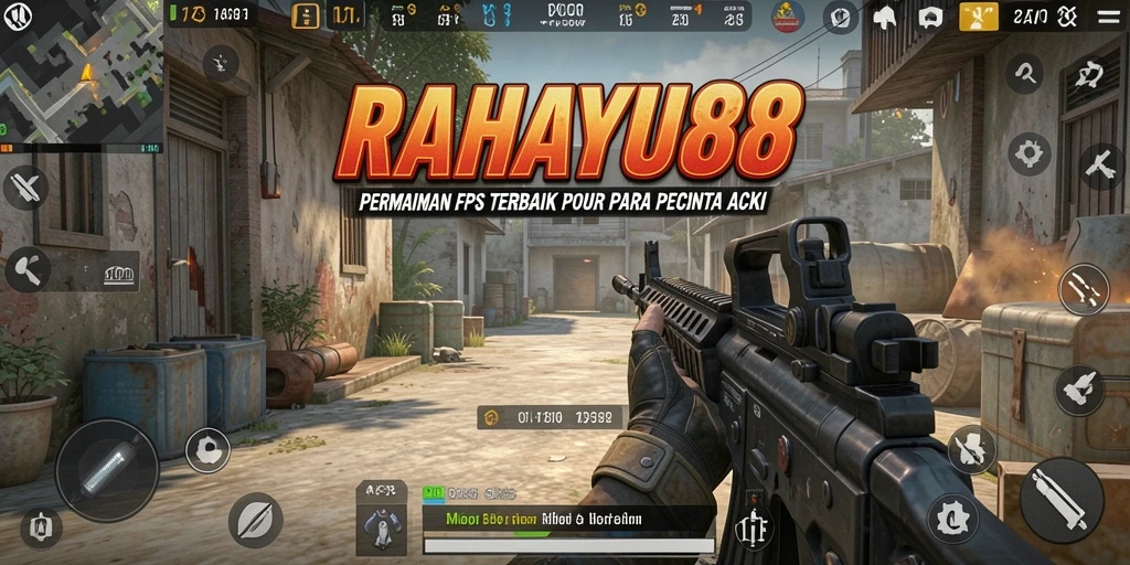Tampilan gameplay RAHAYU88 dengan pertempuran mendebarkan.