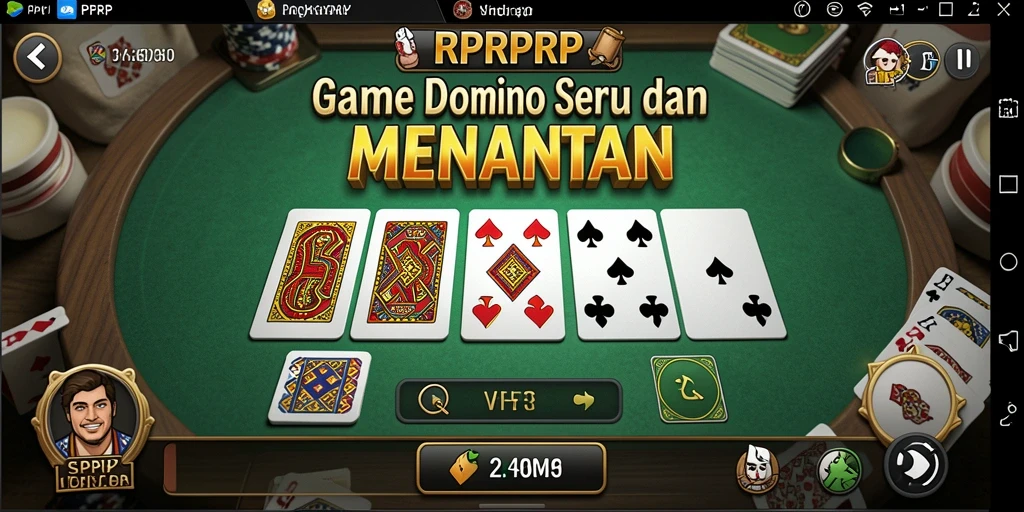 Gameplay seru dari RPRPRP dalam permainan Domino.