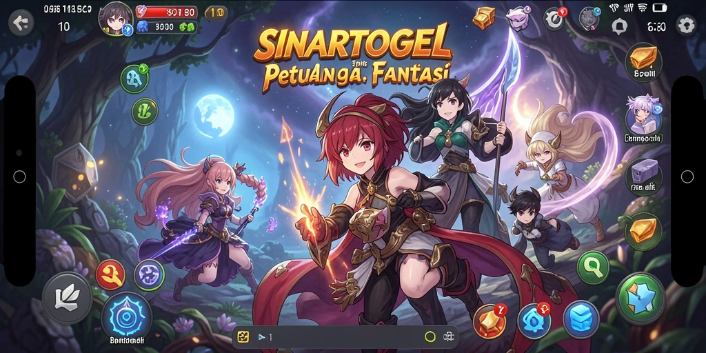 Gameplay seru di dunia Anime yang penuh warna.