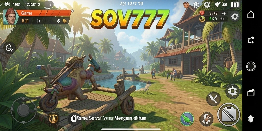 Tampilan gameplay SOV777 yang penuh warna dan menyenangkan.